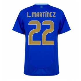 Argentina Lautaro Martinez #22 Borta Kläder Copa America 2024 Kortärmad